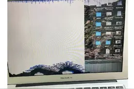 用过酒精清洁电脑屏幕的，基本GG了图片