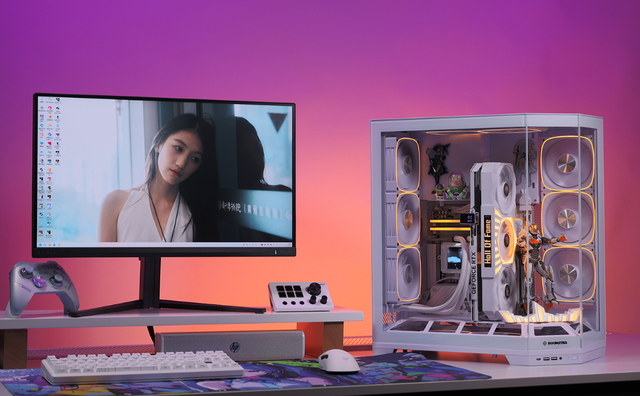 11月全白主流装机配置：9700X+X870M冰雕+5080HOF海景房主机