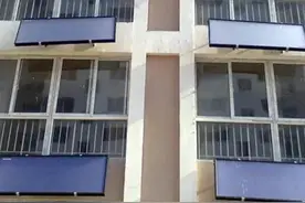 新式太阳能电热水器一出，太阳能不兴了，整洁美观省空间，太机智图片