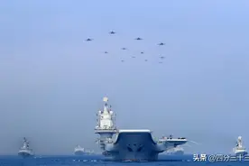 美第七舰队要穿越台海？中国海军实力今非昔比，055可有效制衡图片