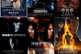 经典的科幻电影——终结者，超燃枪战，感受施瓦辛格的硬汉主义图片