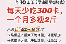 认识你的卡路里，最舒服的减肥方式图片