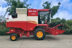 网红收割机：雷沃谷神GR80-H小麦轮式收割机2022升级版性能详解图片