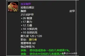 魔兽世界：60年代十大最知名的皮甲衣服，血牙和骨镰你更喜欢谁？图片