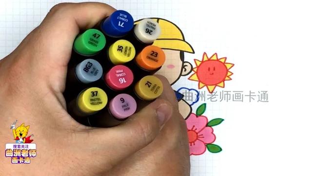 简笔画教程：画出可爱的工人叔叔