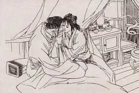 民间故事：木匠夜归，见妻子贪淫不怒反喜，他掏出墨斗逃过一劫图片