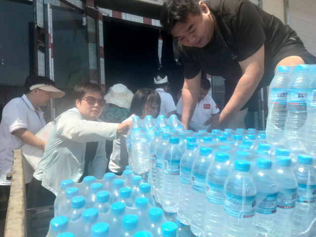 心手相印为涿州受灾群众送上燕赵儿女的关爱