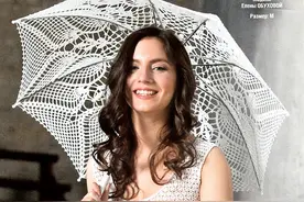 菠萝花+叶子花钩针连衣裙，多款遮阳伞，美极了图片