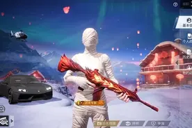 “吃鸡”玩家打开升级枪自选箱，提前领雪月M4，第一人称不对劲图片