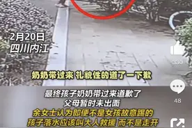 #6岁女童被玩伴踹进水池# 孩子连续挣扎几次，仅奶奶带来道歉图片