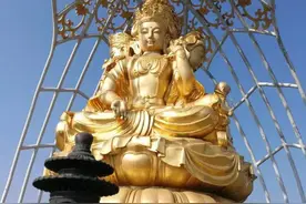 东部华侨城，大华兴寺四面佛，许愿特灵，有求必应！你来过吗？图片