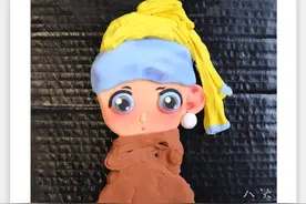 中学生名画再创作 用创意致敬经典图片