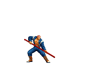 经典街机《饿狼传说》怪不得东丈没女朋友，原来训练时被鳄鱼咬了