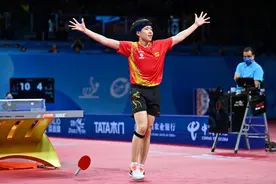 永远可以相信国乒！国乒男队3比2击败日本晋级决赛，王楚钦：我做到了图片