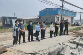 文水北张乡依法拆除两处违法建筑图片