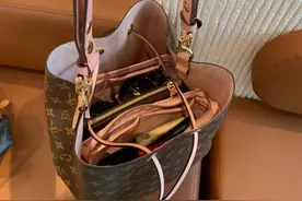 绝配LV粉水桶&内胆包|||图片