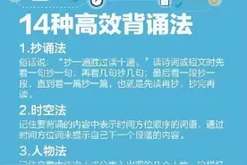 14种高效背诵法+16种记忆增强法，拯救你的记忆力！图片