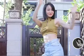 王皓娇妻别墅门前跳舞！35岁身材纤细似少女，曾因热舞惹丈夫不满图片