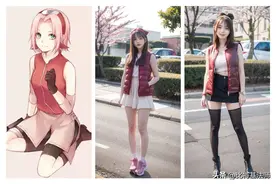 AI绘画妙用——跟着动漫人物学穿搭图片