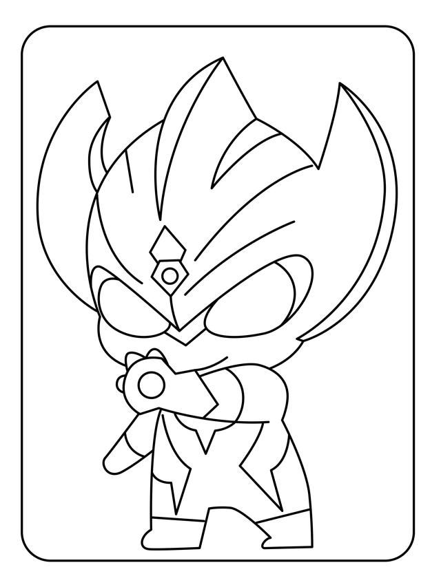 Q版奥特曼涂色简笔画 | 全素材120页