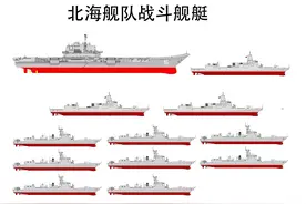 2021北海舰队盘点，3艘055直面第七舰队，共13驱27护亚洲最强防空图片