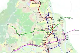 广东省江门市规划中四条轨道交通的线路走向图片