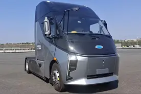 国产最帅卡车来了！金龙子弹头曝光，外观很前卫时尚，不用烧油图片