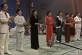 1984年央视春晚开场歌曲联唱，八位演员你还记得哪一位？图片