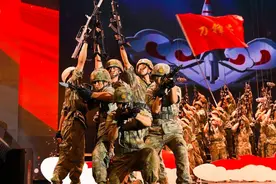 动地歌声滚滚来！火箭军某部举办主题歌咏比赛凝聚军心、激励斗志图片