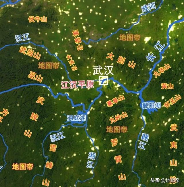 “九省通衢”武汉，指哪九省？