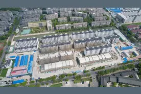 宝山这两处动迁安置房结构封顶，预计年底竣工验收图片