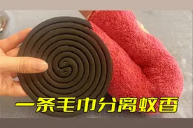 蚊香别再徒手掰了，一条毛巾帮你搞定，完整不断开，真管用图片