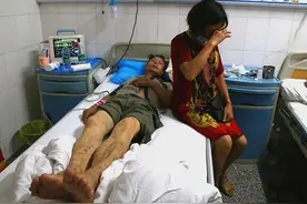 残疾父亲遭妻女抛弃，2018年癌症晚期盼见女儿未果，写下遗书诀别图片