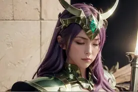 用AI绘画出《圣斗士星矢》里的“青铜5小强”，依旧是女版的图片