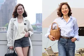 看了上海街头老太太穿搭，我发现：衣装干净、发花白，到老都优雅图片