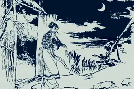 民间故事：男子躲雨，寡妇热情相迎，男子洒出了一把盐图片