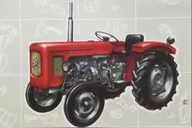 60年代的小四轮拖拉机图片