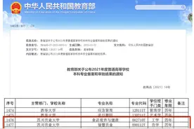 权威！教育部发布通知：四川农业大学新增3个本科专业，个个“热门”！图片