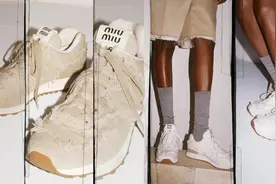 Miu Miu x New Balance 574联名款球鞋发售图片
