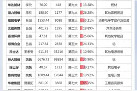 最有价值的：葛卫东、陈发树等15位牛散重仓股名单汇总图片