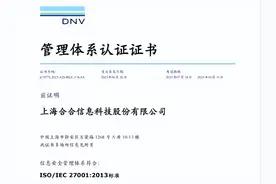 合合信息通过两项国际权威认证 助力信息安全及个人隐私保护图片
