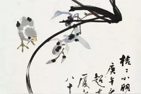 现代画家、美术教育家——彭友善笔下十幅水墨小花鸟，墨趣盎然图片