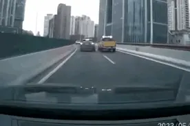 上海别车事件，蓝车简直就是蓄意谋杀，严惩不贷图片