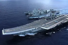 印媒：山东舰航母战斗群缺点暴露，加注一次燃油，仅能维持11天图片