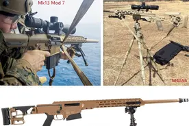 美国海军陆战队获得了新式狙击步枪——巴雷特 Mk22图片