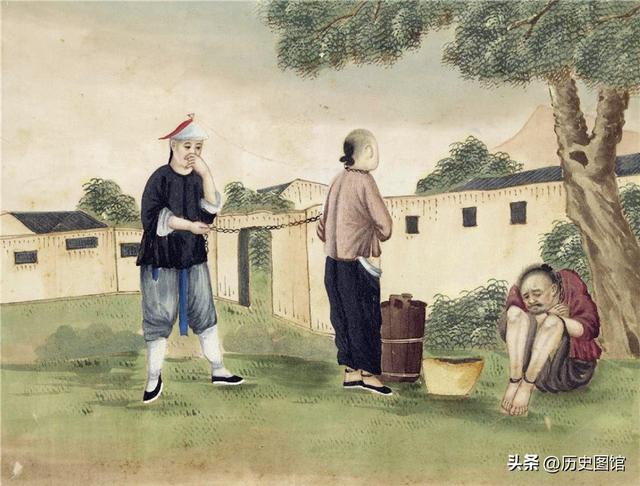 西班牙画家笔下的晚清酷刑，35幅彩图形象逼真，令人惊叹