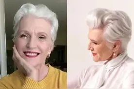 “白了头”的老年人，穿衣精彩除了靠“首饰+显贵色”，还靠叠穿图片