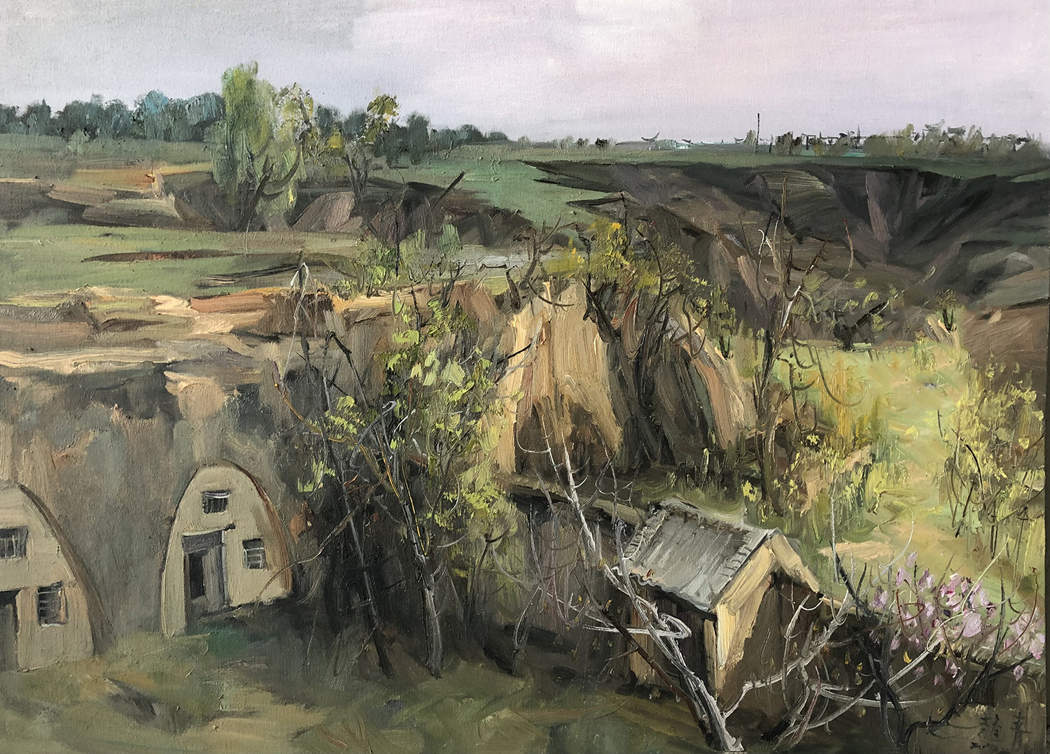 【画作】高天厚土,神采激扬,油画艺术家赵青作品欣赏