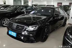 奔驰S63新车才200多万，开了4年还能卖185万？卖家：这是绝版车型图片