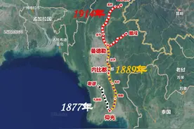 缅甸铁路发展史，伴随长达61年的“三次英缅战争”图片